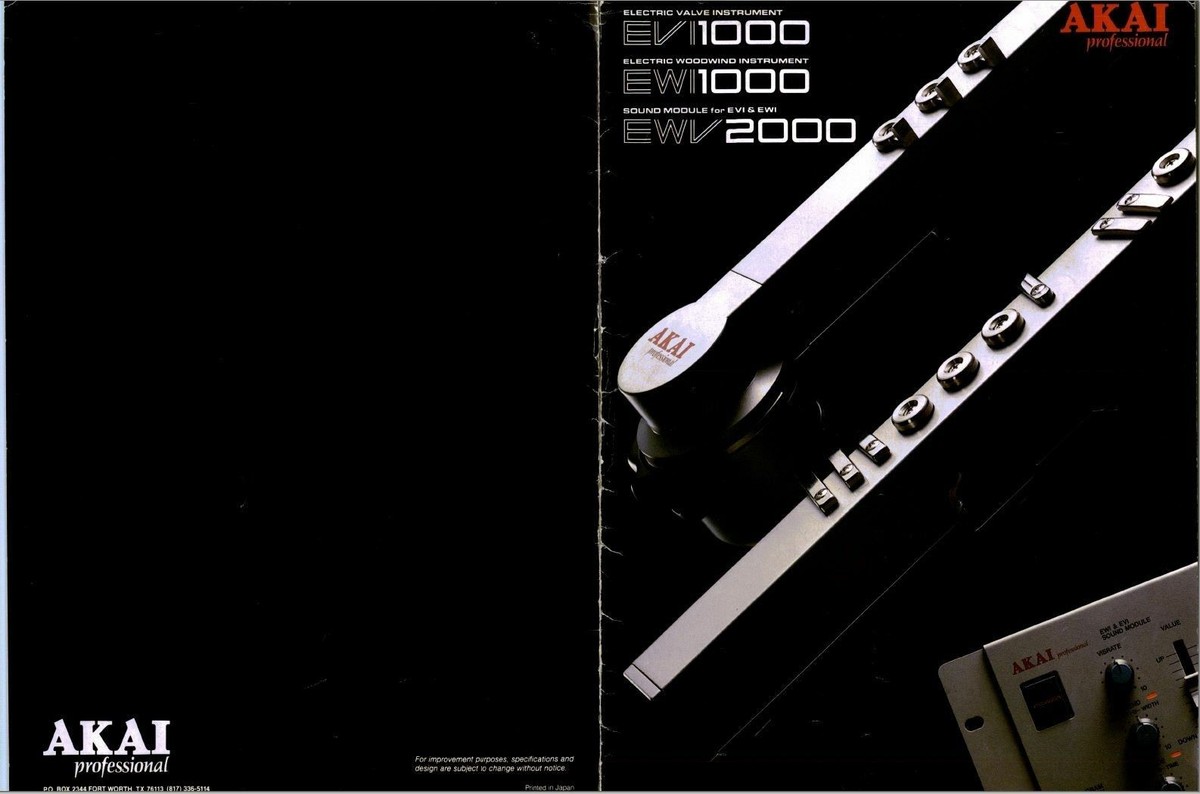 Akai EVI-1000 EWI-1000 EWV-2000 Operation / Service Manuals in PDF
