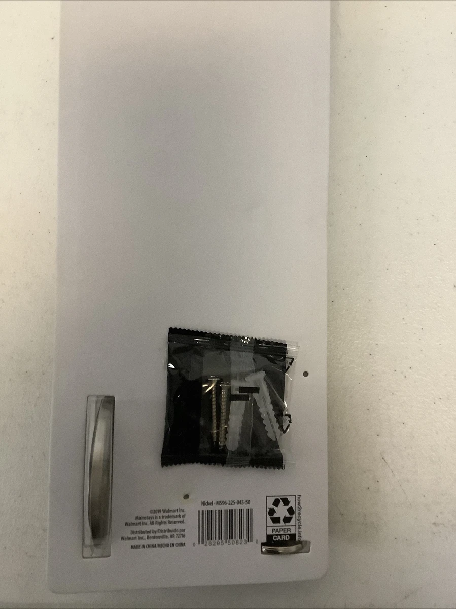 NEW Mainstays Wall Mount Paper Towel Holder Stainless Steel Finish