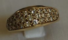 Bandring Ring Band Brillant Diamant  knapp 1....