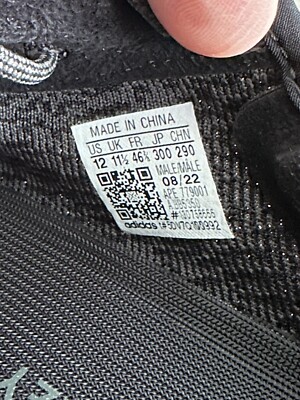 2023 ADIDAS Yeezy Boost 350 Pirate Black BB5350 Blue  display picture 1