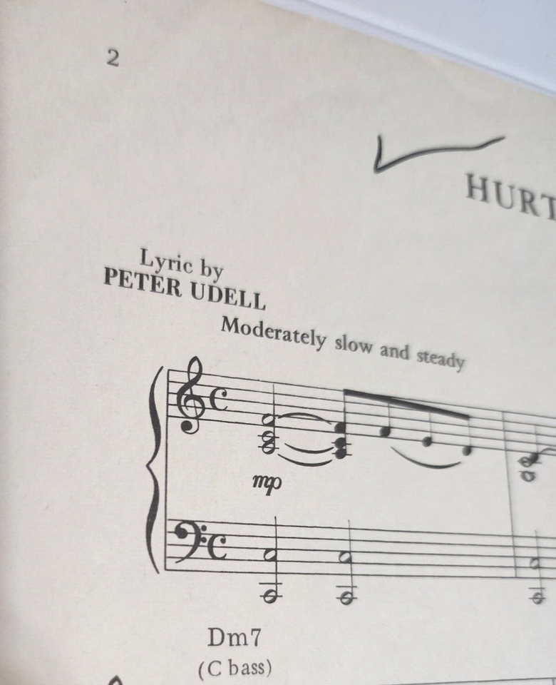 The Carpenters Hurting Each Other Karen & Richard Sheet Music 1972