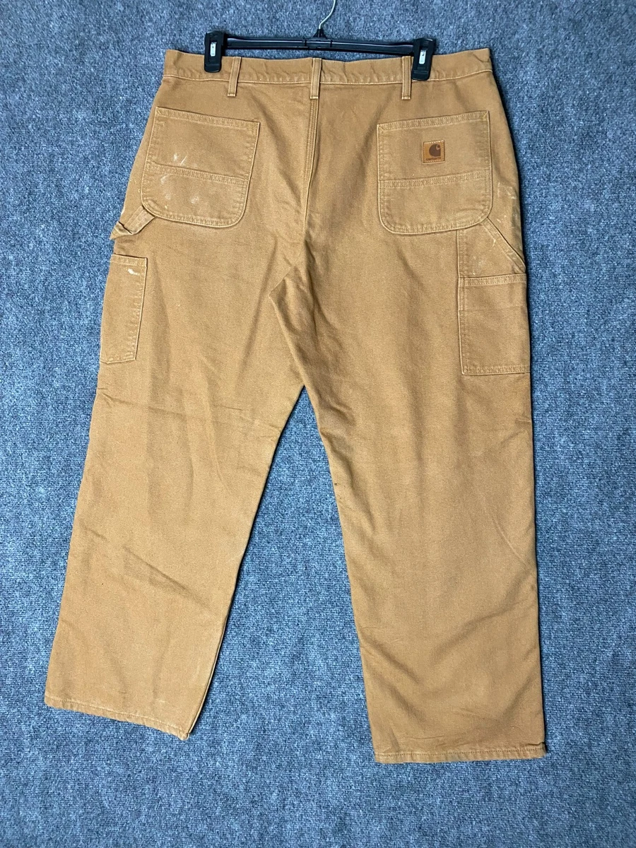 Flannel lined canvas best sale pants