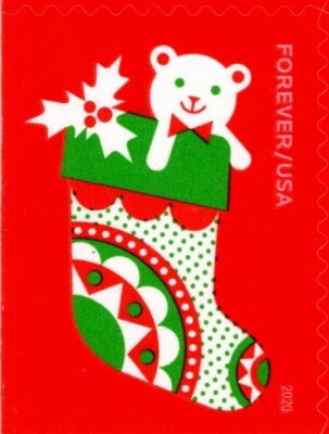 USPS Holiday FOREVER Postage Stamps Book Of 20 Stamps Stamp Design May Vary - Office Depot