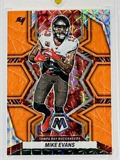 2022 Panini Mosaic Mike Evans Orange Reactive Prizm #184 Tampa Bay Buccaneers