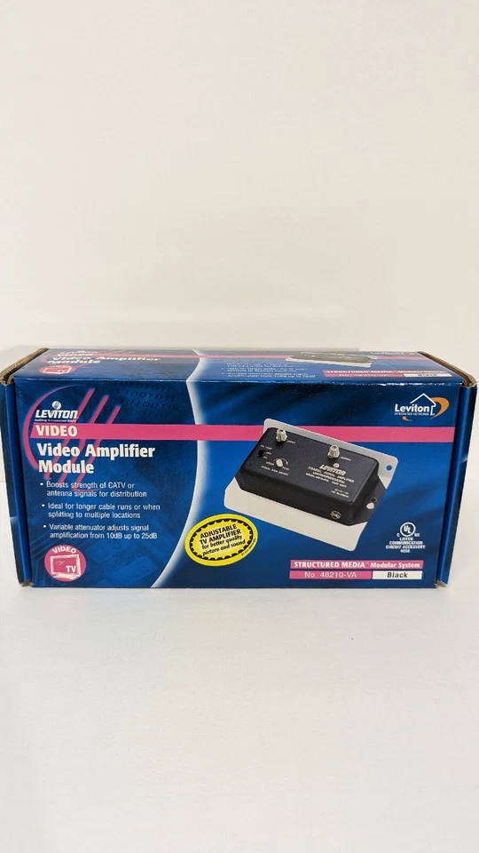 Leviton Structured Media Video Amplifier Module 48210-VA New In Box - Image 2 of 4