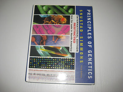 Principles of Genetics von D. Peter Snustad und Michael J. Simmons (2002,...