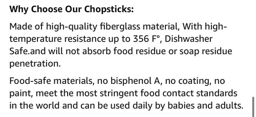 10 Pairs Fiberglass Alloy Chopsticks - Reusable Chopsticks Dishwasher Safe - Afbeelding 10 van 12