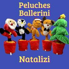 Albero di  natale parlante canta balla peluche bambino luminoso parlante canzoni