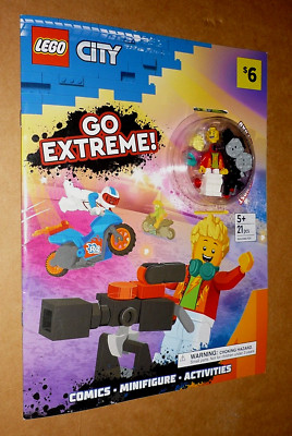 LEGO City: Go Extreme Activity Book 24 Pages & MINI LEGO DYNAMO DOUG character