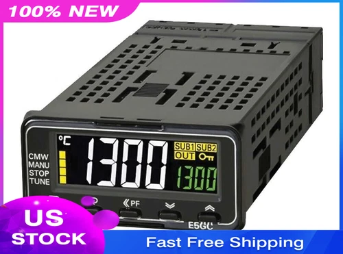 OMRON E5GC-QX0A6M-000 Digital PID and On/Off Temperature controller, 1/32 DIN