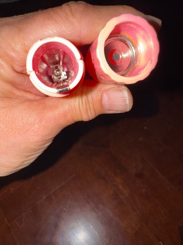 Varita estrella rosa y blanco Redbox TINKERBELL TOY rosa y blanco vintage años 90 que no funciona - Imagen 6 de 6