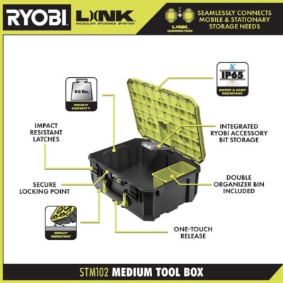 RYOBI Gancio per bicicletta Link System - portata 22,7 kg - RSLW809