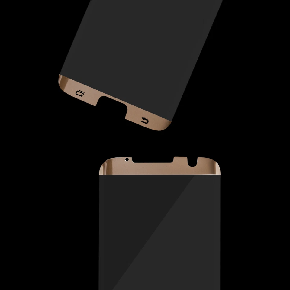 Lote de 3-12 fundas protectoras de pantalla de vidrio templado amigables para Samsung Galaxy (S7 Edge) Foto 3 de 4