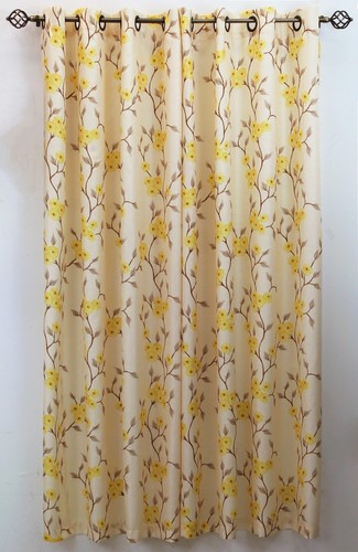 Luxus bedruckte Fenstervorhangplatte mit 8 bronzefarbenen Tülle, 54"" x 84"" Jennifer - Bild 3 von 13
