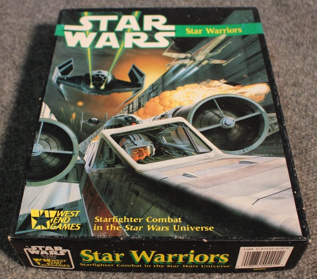 Star Wars Star Warriors Board Game - West End Games 1987 Unpunched – The  Games Are Here