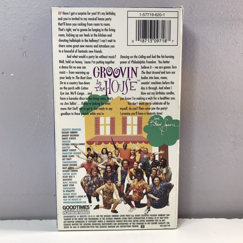 Richard Simmons Groovin in the House VHS Video Tape Exercise Aerobics Nearly New - Picture 5 of 13