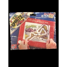 Vintage Etch A Sketch Fun Screens Action Pack Sports Missing One Film, Vintage