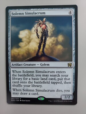 mtg cards like solemn simulacrum Cards in EDH that have the same (or similar) abilities to Solemn Simulacrum? : r/EDH