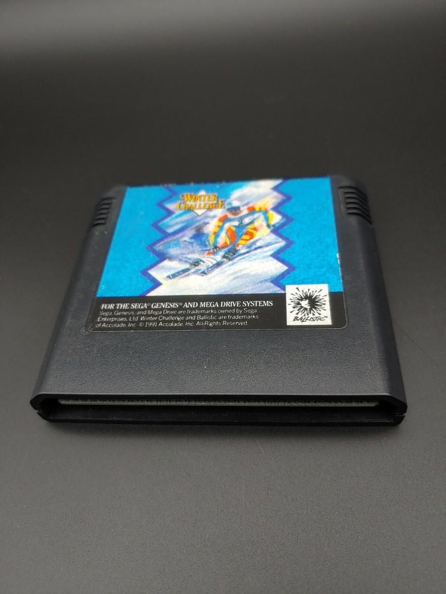 Jeu SEGA Megadrive - Winter Challenge (complet Avec Manuel) - Édition PAL 1992, Bon état