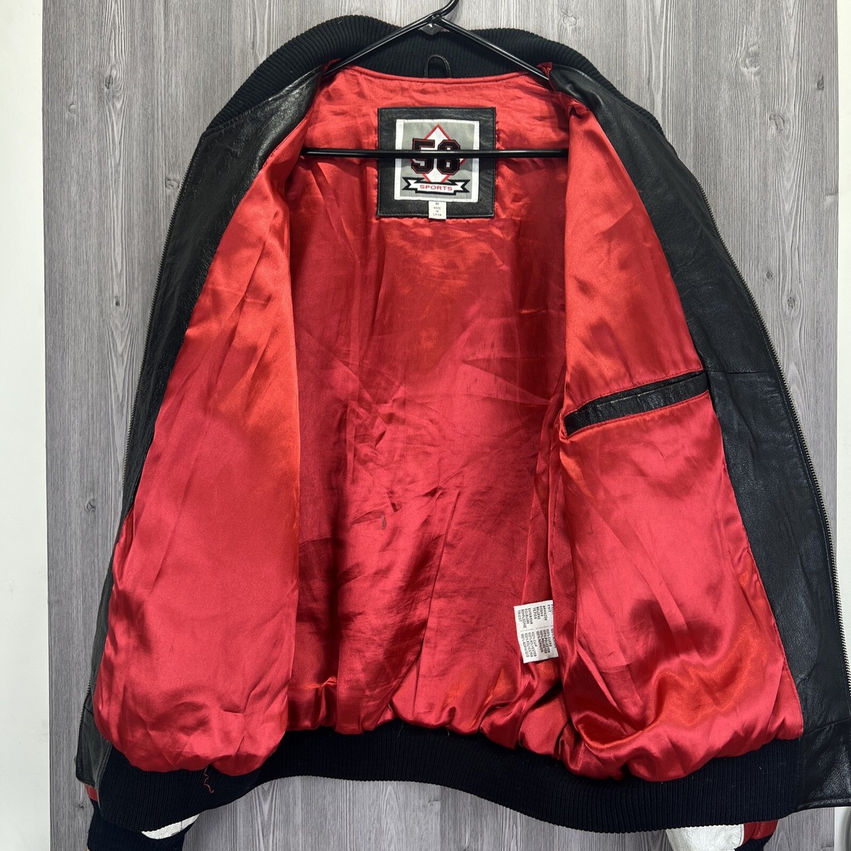 Vintage 90's 58 Sports Detroit Red Wings Jacket Genuine