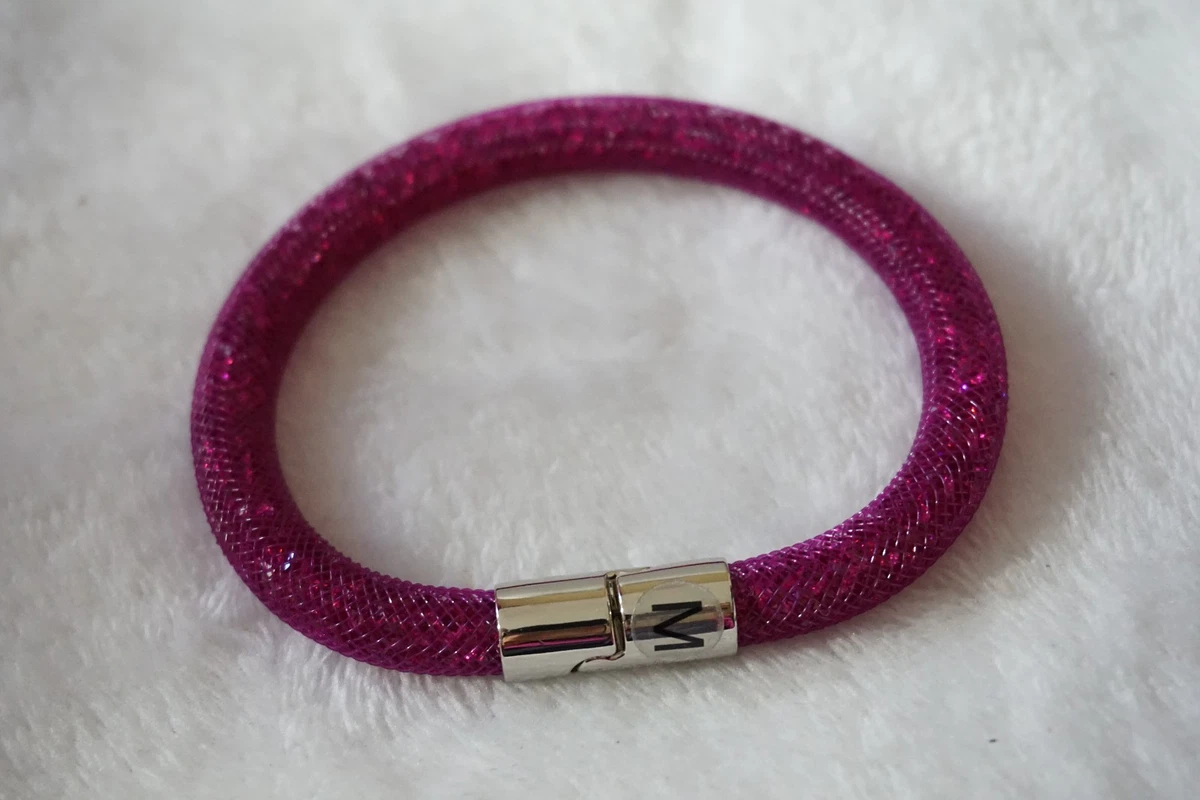 Swarovski fuchsia bracelet sale