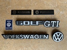Mk1 Golf GTI Cabriolet Sportline Rivage Karmann FULL Badge SET NEW OEM 