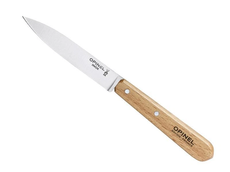 OPINEL 2 Couteaux office « N° 112 », lame 10 cm inox, manche hêtre