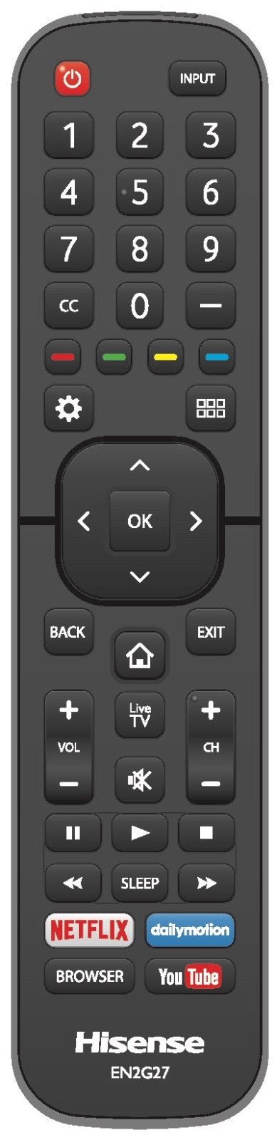 New Original Hisense 50H7GB 50H8C 55H8C 55H9B 65H7B 65H10B Remote ...