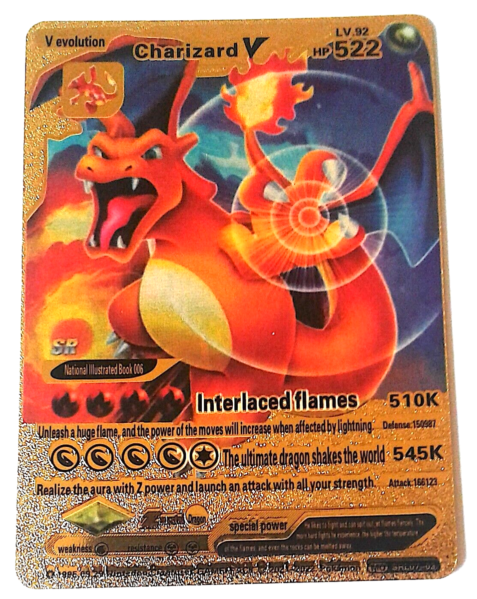 Charizard V トレーディングカード 2022 CHARIZARD V SRL07-03 EVOLUTION GOLD FOIL FULL ART FAN