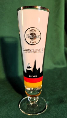 Warsteiner Bierglas Edition Bremen zur Fußball WM 2014 - Bild 1 von 4