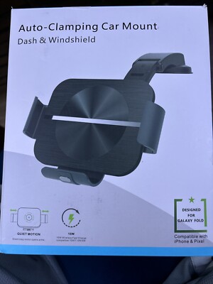 auto clamping wireless charger car mount