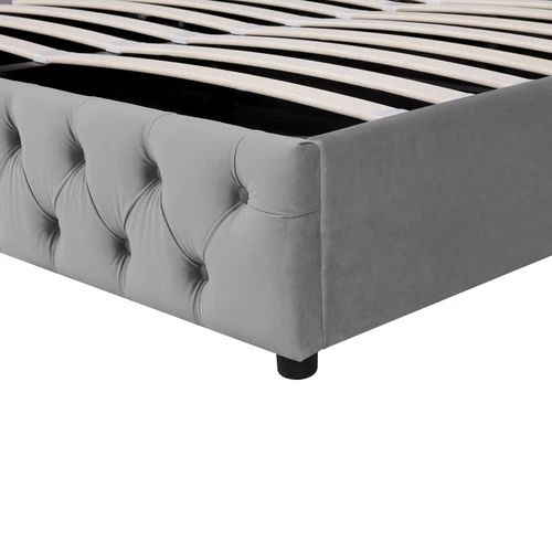 Upholstered Bed with Hydraulic Lever, Functional Bed from Storage 150 X 200 cm - Picture 19 of 22