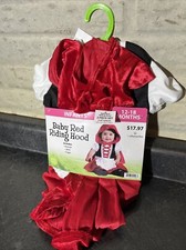 Infant Toddler Girls Little Red Riding Hood Bodysuit Baby Costume 12-18months