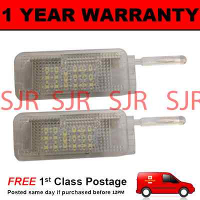 2X FOR CITROEN C2 C3 C4 C5 C6 C8 PICASSO 18 WHITE LED GLOVE BOX LIGHT LAMPS