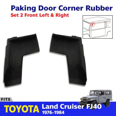 Pair Toyota Land Cruiser FJ40 FJ45 BJ40 Weatherstrip Front Door Rubber Seal - Foto 5