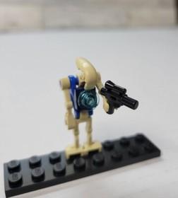 LEGO Battle Droid Pilot Minifigure Star Wars Clone Wars Blue w/Blaster