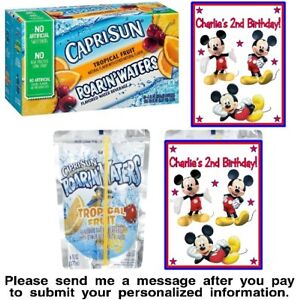 30 MICKEY MOUSE CLUBHOUSE BIRTHDAY PARTY FAVORS HERSHEY NUGGET LABELS FAVOR