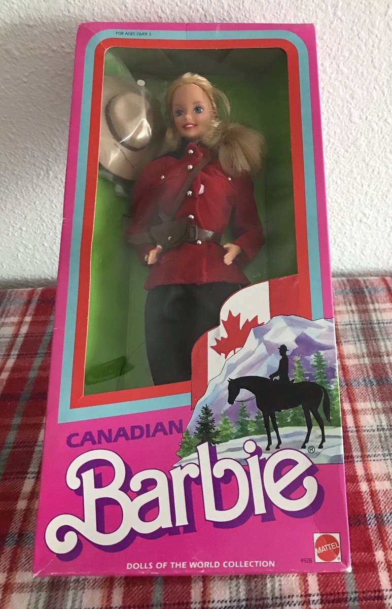 Barbie レッドカーペットバービー CANADIAN BARBIE DOTW, MATTEL NO. 4928, ORIGINAL 1987ed., NRFB