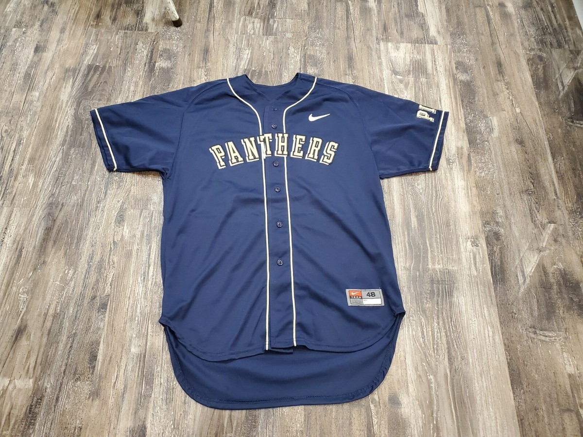 Nike Team Pittsburgh Panthers Baseball Jersey Size 48 Pitt NCAA