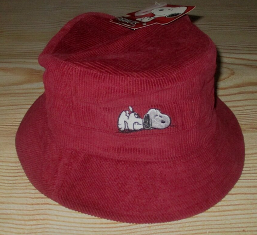 MENS PEANUTS SNOOPY BURGUNDY CORDUROY 