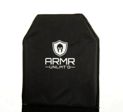 ARMR UNLMTD 2pcs Level IIIA Body Armor, ballistic plates, 10x12 - 1.2 pounds