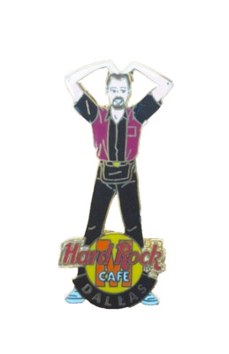 HARD ROCK CAFE DALLAS YMCA VILLAGE MENSCHEN TANZSERIE BUCHSTABE 'M' PIN ABZEICHEN