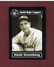 #3 HENRY B. HANK GREENBERG, Tigers | Jewish Major Leaguers ~ 2003 AJHS/JML