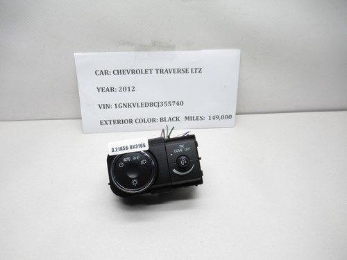 2012-2017 Chevrolet Traverse Dash Headlight Headlamp Dimmer Control Switch OEM - 第 1/5 張圖片
