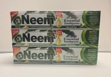 NEEM Toothpaste 5 in 1 Essential 100 Fluoride Free Vegetable Base 6Pcs pack
