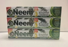 NEEM Toothpaste 5 in 1 Essential 100% Fluoride Free & Vegetable Base 6Pcs pack