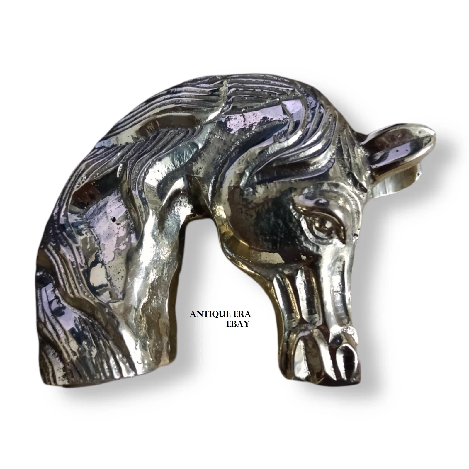 Solid Style Solid Brass Horse Head Handle ONLY Fo… - image 1