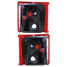 Pair of Tail Light Lens Fits Chevrolet R30 Custom Deluxe Standard 1988 5965771
