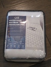 GRT WATERPROOF QUILTED FITTED MATTRESS PROTECTOR/PAD IN TWIN XL NEW
