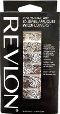Revlon FLORES SILVESTRES 18 Tiras 3D Apliques Joya 08 PITÓN Y PÉTALOS Gris+Marrón+